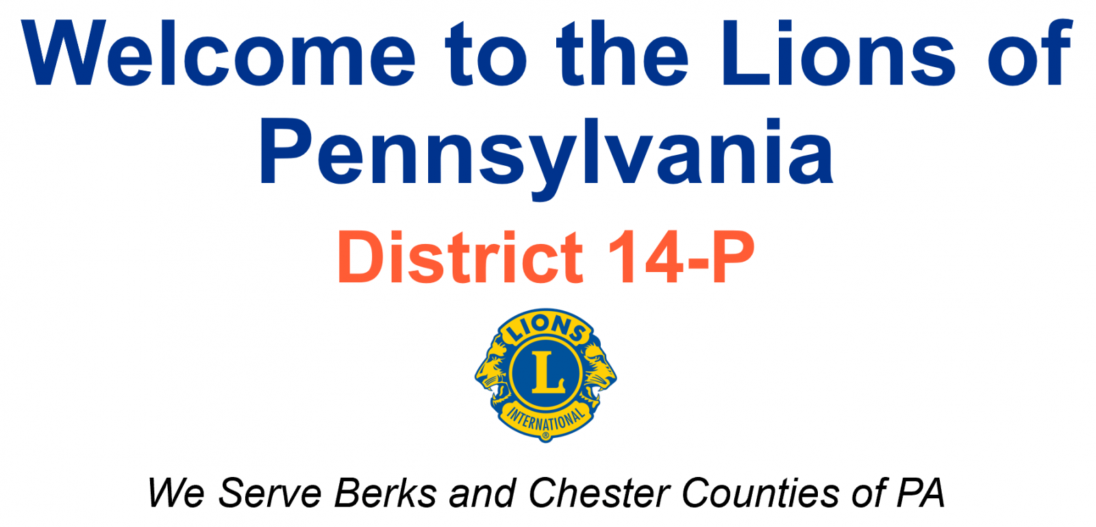 District 14P, Berks & Chester County Lions eDistrict Houses